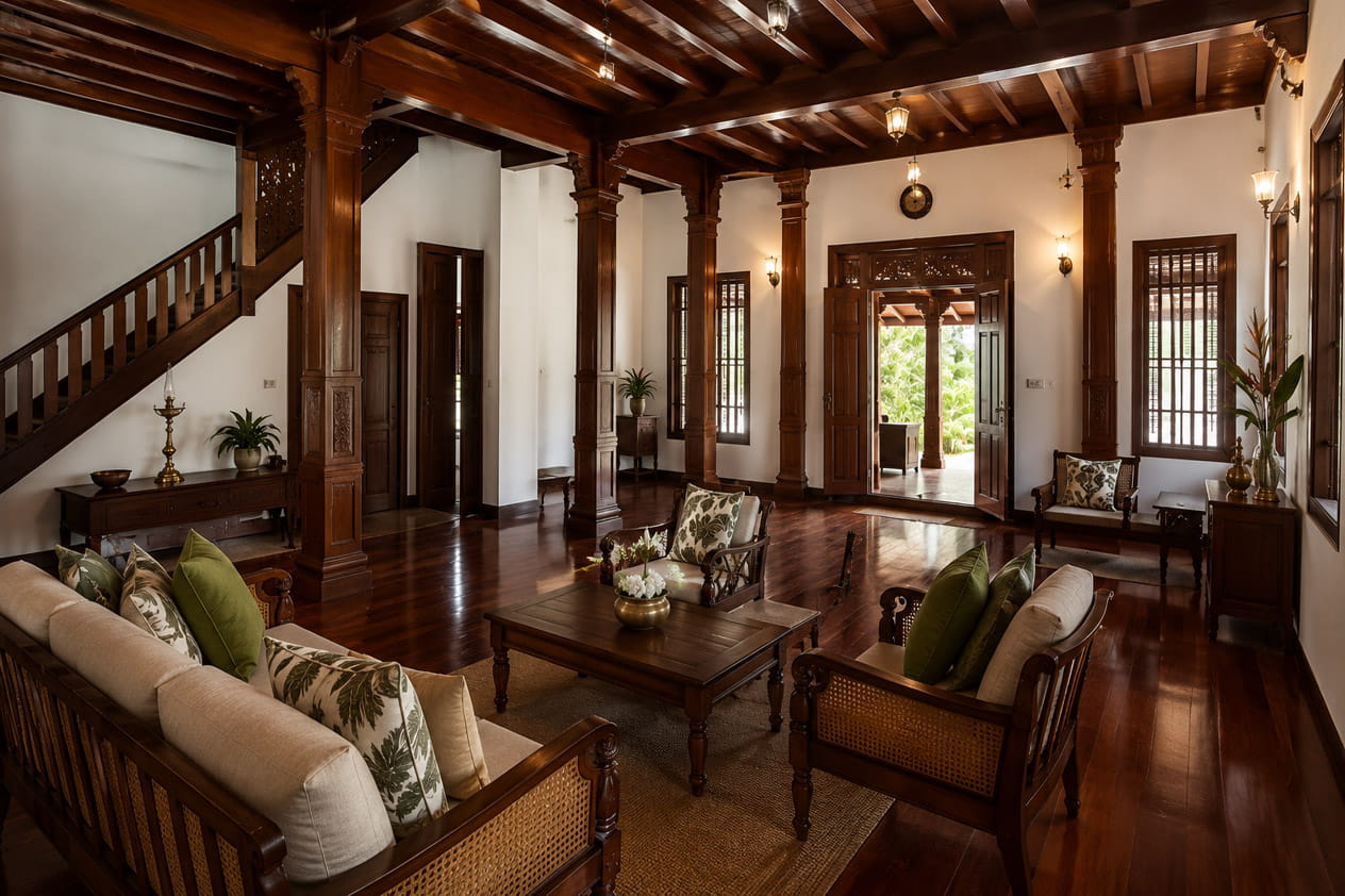 Traditional Kerala Ayurvedic building
